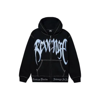 Revenge XXXTentacion Kill Contrast Zip Hoodie