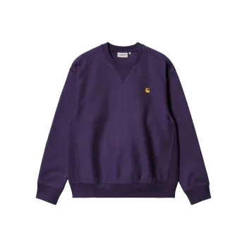 Carhartt WIP American Script Sweatshirt Men's Purple