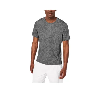 Lululemon Run Out T-Shirt Men's Dark Gray White