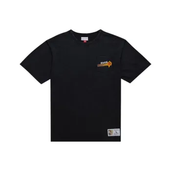 Mitchell & Ness x NBA Phoenix Suns Intage Logo Fade Away Premium Pocket T Shirt Men's Black