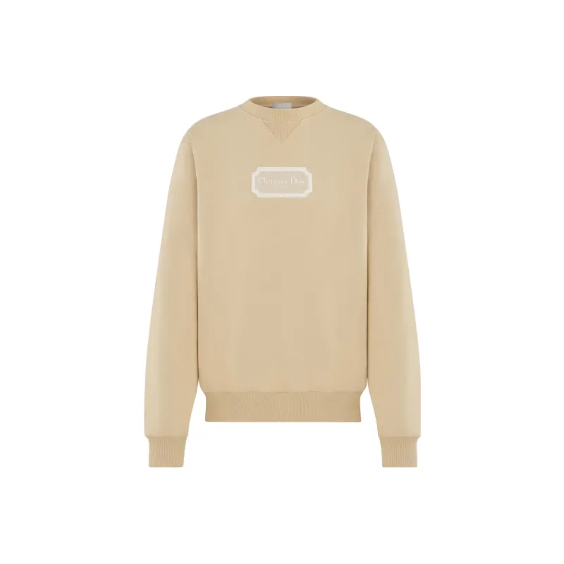 DIOR Logo Patch Crewneck Sweatshirt-0