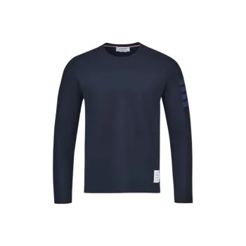 THOM BROWNE Four-Bar Crewneck Sweatshirt