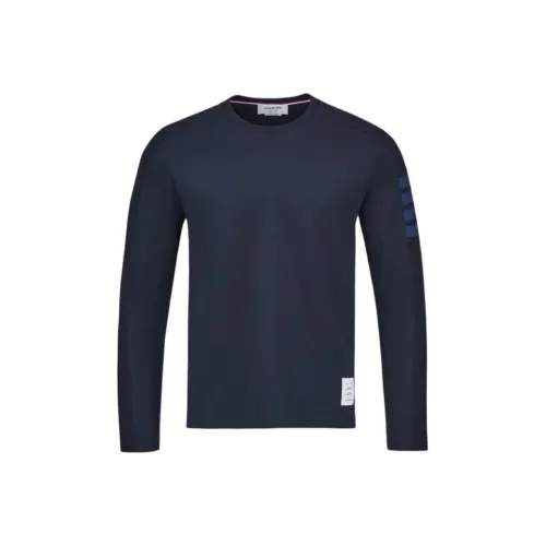 THOM BROWNE Four-Bar Crewneck Sweatshirt