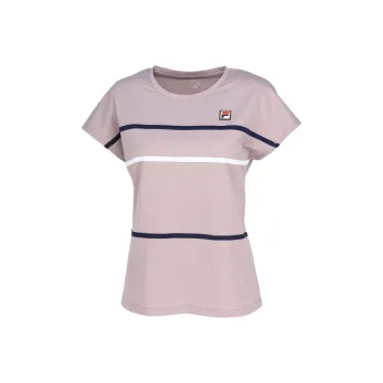 FILA T Shirts Unisex Beige