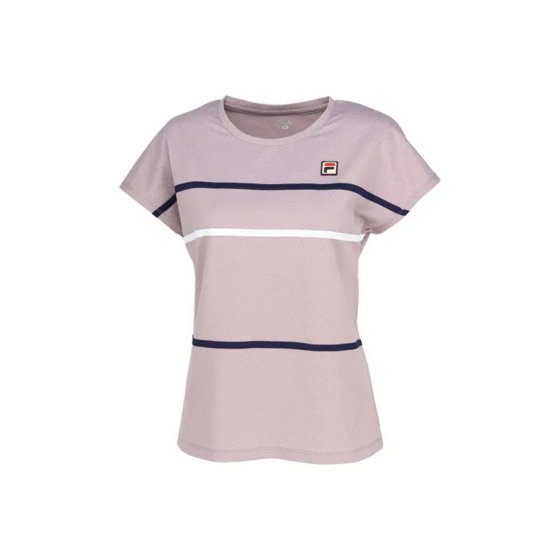 FILA T Shirts Unisex Beige-0