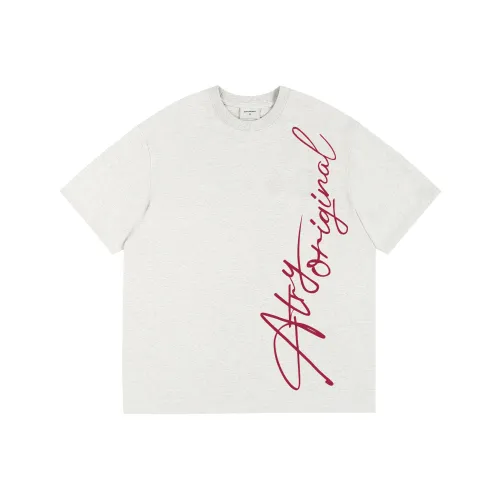Atry Flower Body LOGO Series T Shirt Unisex Black White