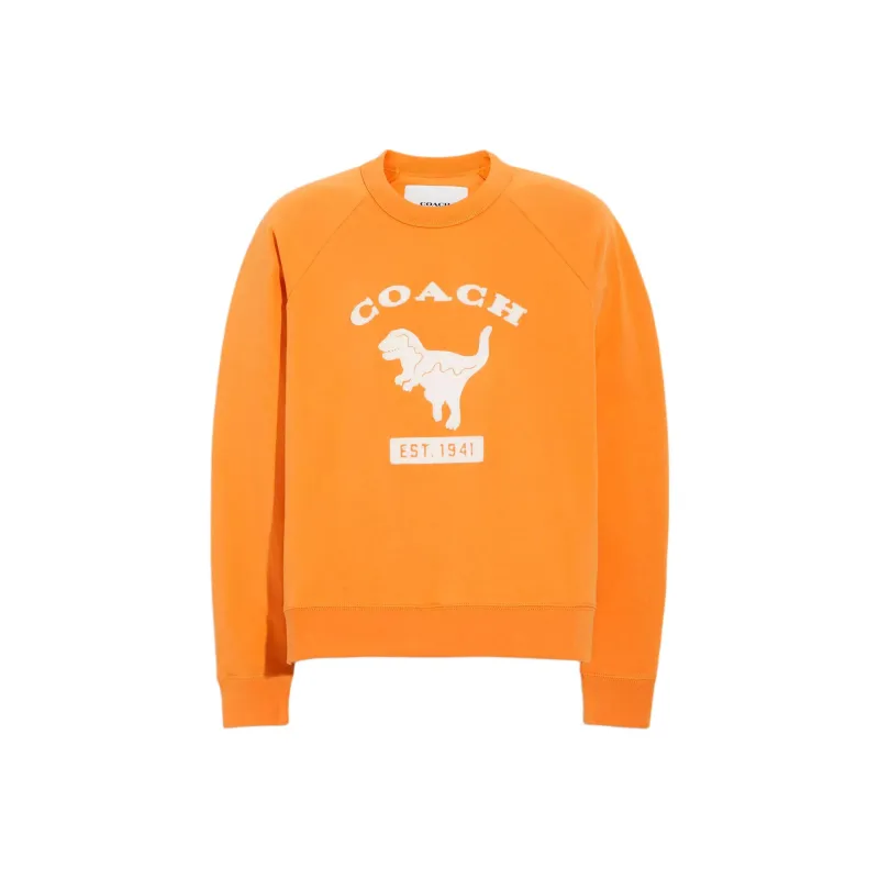 COACH Rexy Sweatshirts Men Orange-0