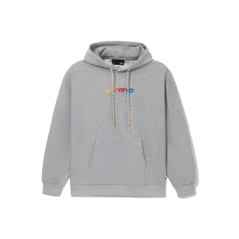 LiNing Sweatshirt Unisex Heather Gray-0