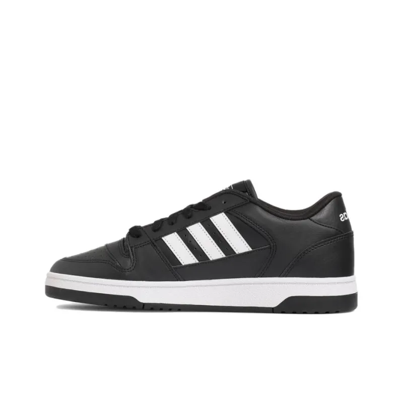 Adidas BREAK START Anti Slip Wear Resistant Low Top Skateboard Shoes Unisex Black-0