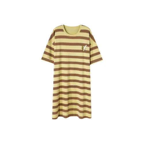 FENTENGCARE Nightgown Women's Sunflower