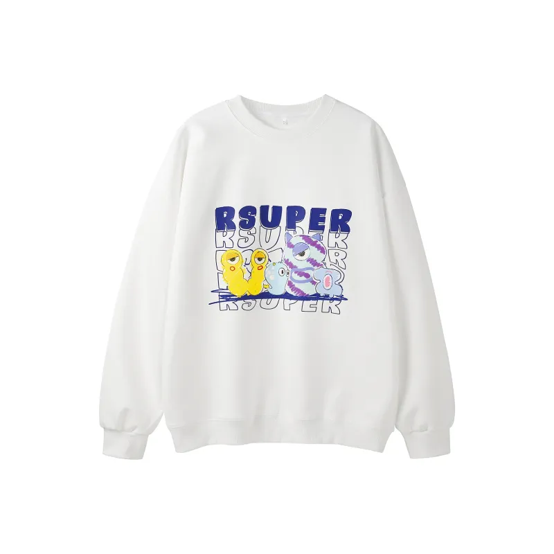 R.super X Monster Letter Co branded Series Sweatshirts Unisex-6