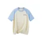 Apricot & Light Blue