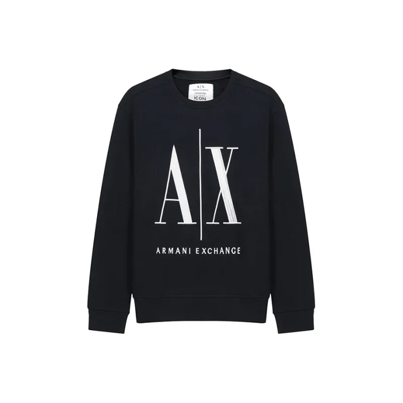 ARMANI EXCHANGE Sweatshirts Men Navy-0