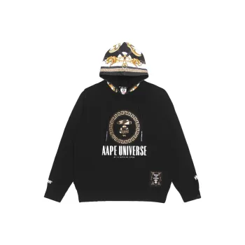 Aape Metallic Logo print Hoodie