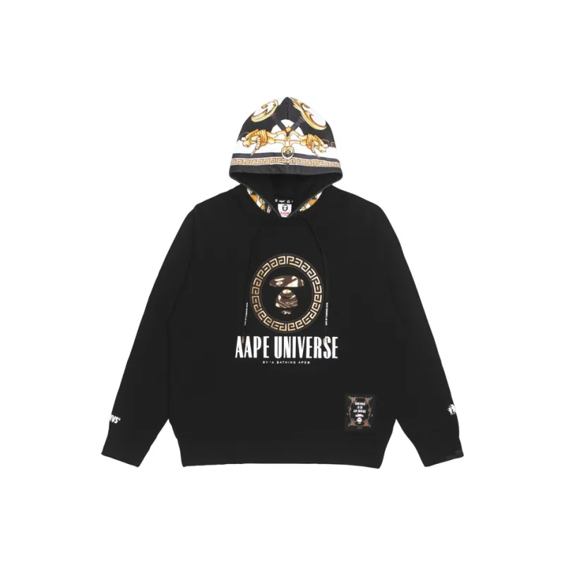 Aape Metallic Logo print Hoodie-0
