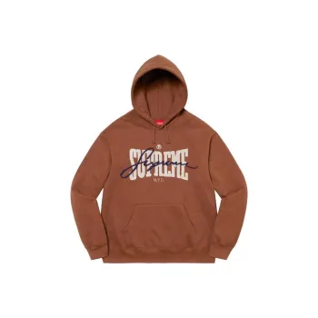 Supreme Embroidered Chenille Hooded Sweatshirt