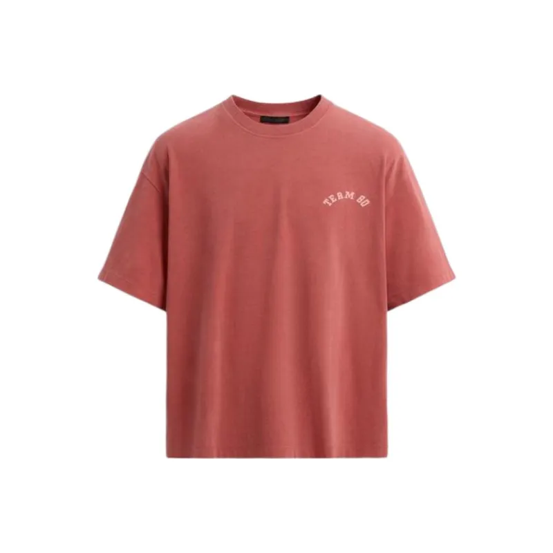 ZARA T Shirts Men Red-0