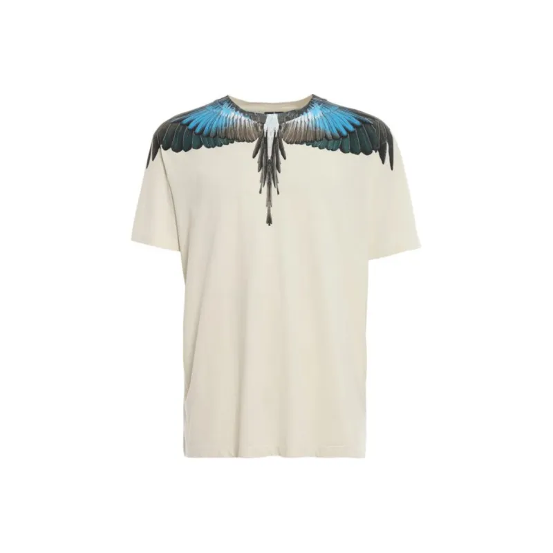MARCELO BURLON COUNTY OF MILAN T Shirt Men's Ecru-0