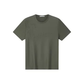 LAXDN T Shirts Men Dark Green