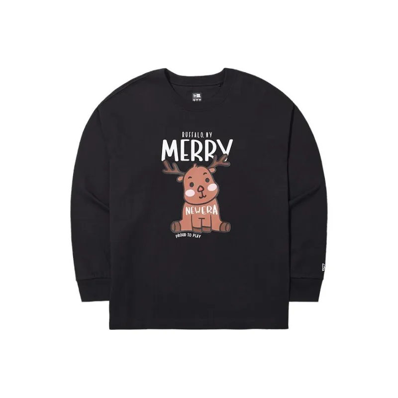 New Era FW23 Sweatshirt Unisex Black-0