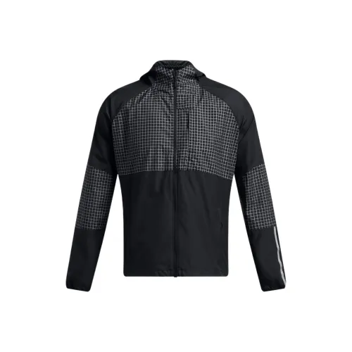 Under ritmo armour UA Elite Jacket Men's Black Plaid Patchwork