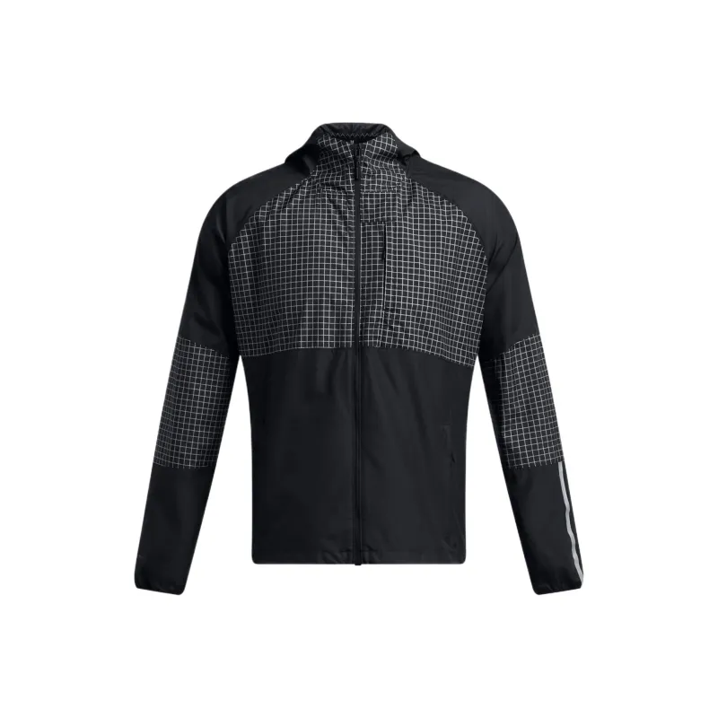 Under Armour UA Elite Jacket Men's Black Plaid Patchwork-0