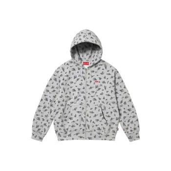 Supreme Small Box Zip Up Hooded Sweatshirt