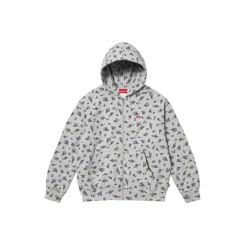 Supreme Small Box Zip Up Hooded Sweatshirt