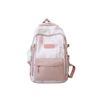 LUVISTRUE Nylon Backpack Regular Unisex Black/Pink/Green/Blue