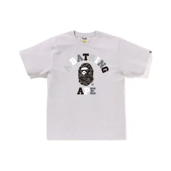 A BATHING APE Neon Camo College Tee