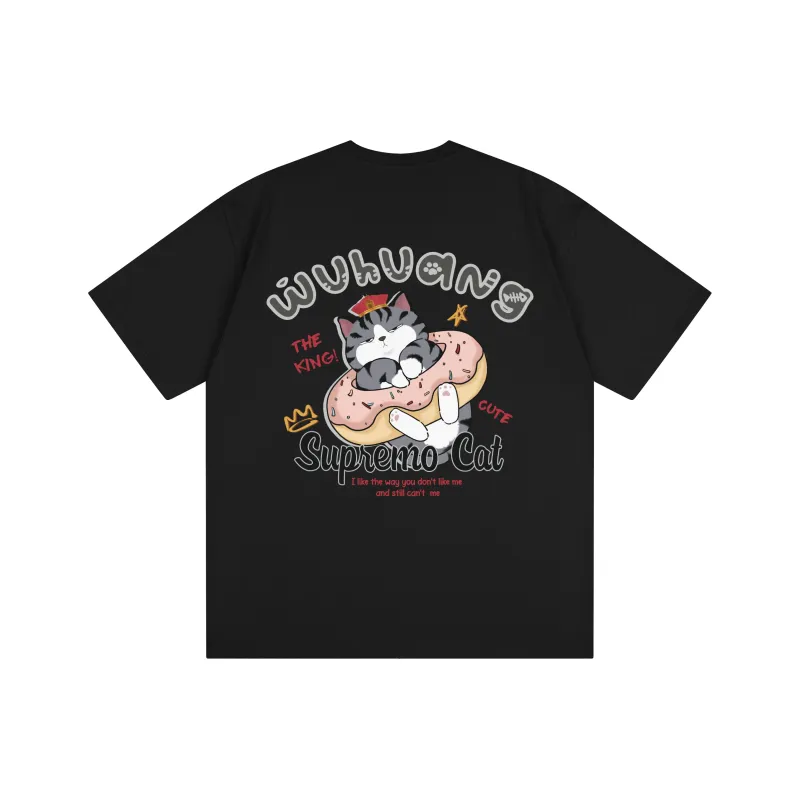 Supremo Cat T Shirts Unisex-2