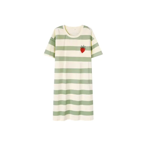 FENTENGCARE Nightgown Women's Apricot