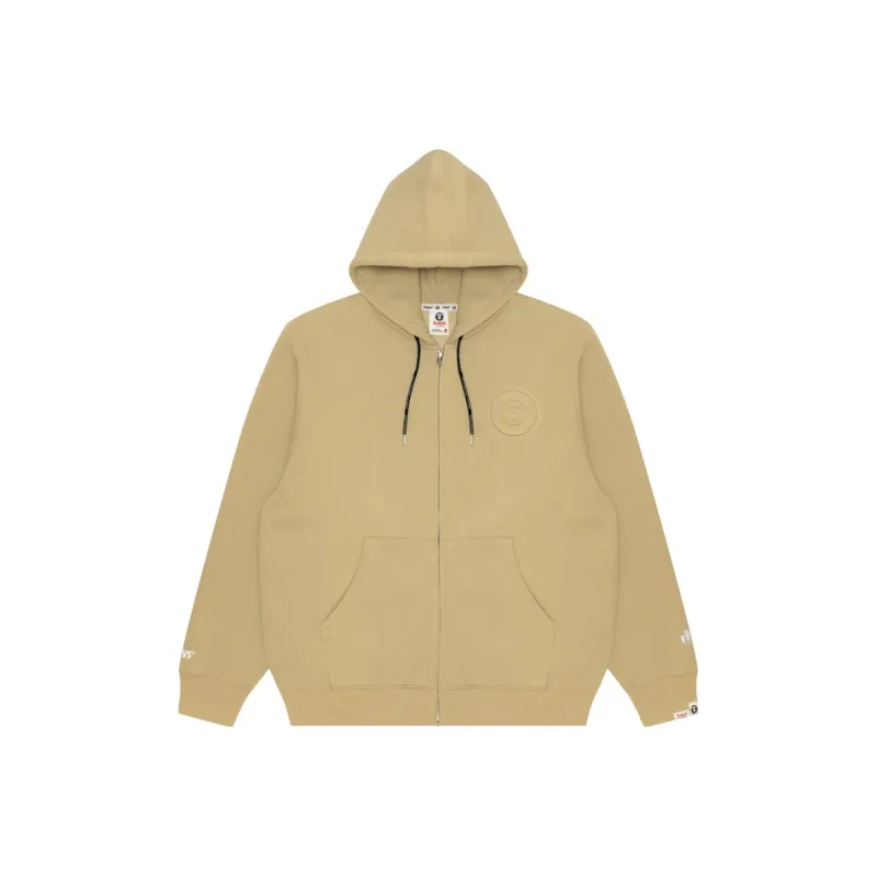 Aape Logo print Zip up Hoodie-3