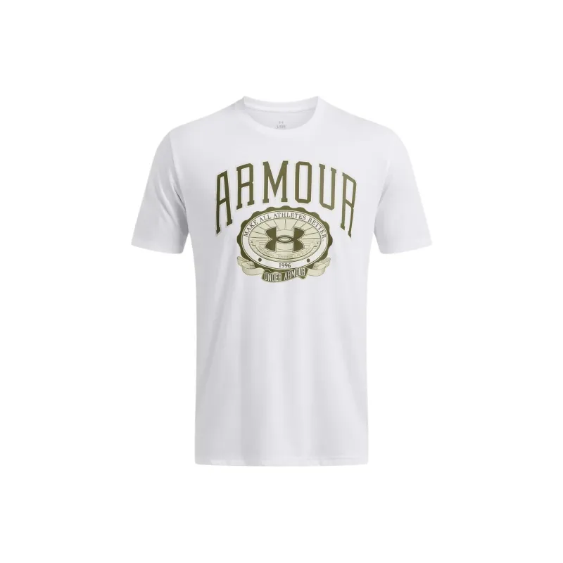 Under Armour Collegiate T Shirt Men's White-0
