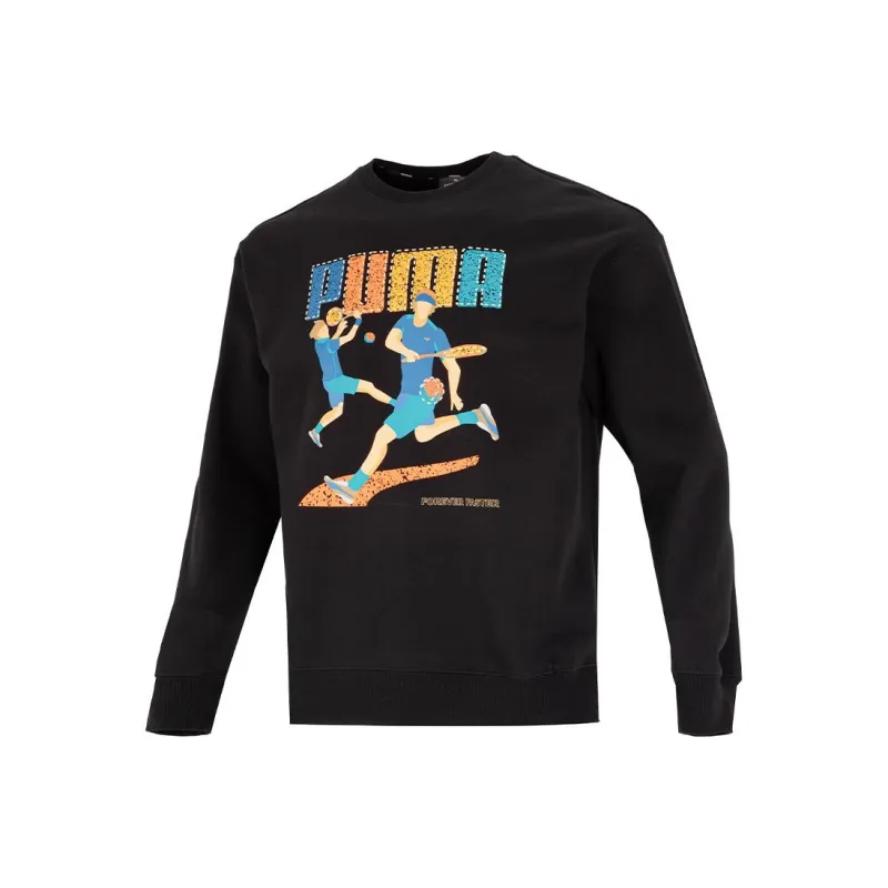 PUMA Sweatshirts Men Black-0