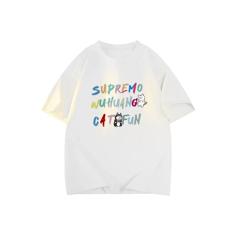 Supremo Cat T Shirts Unisex-2