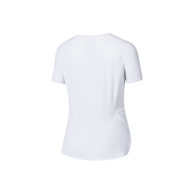 Saucony Raglan Sleeve T Shirt Women's Pearl White-1