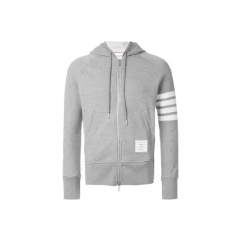 THOM BROWNE Classic Zip up Hoodie