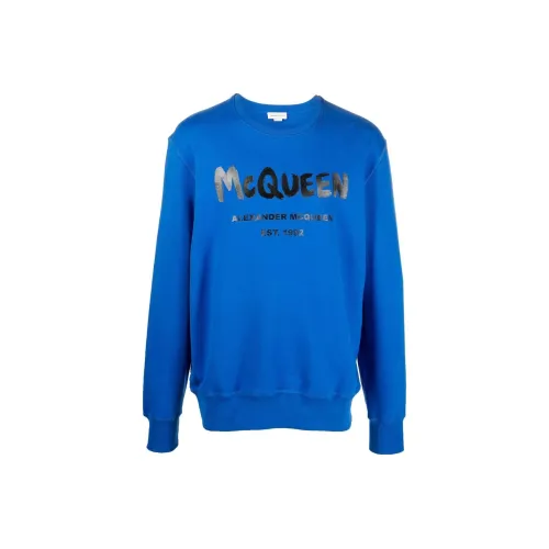 Alexander McQueen Logo Graffiti print Sweatshirt