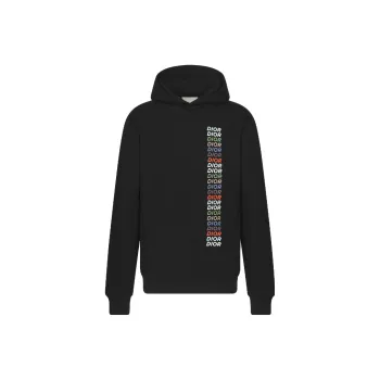 DIOR Logo Printed Long Sleeved Hoodie