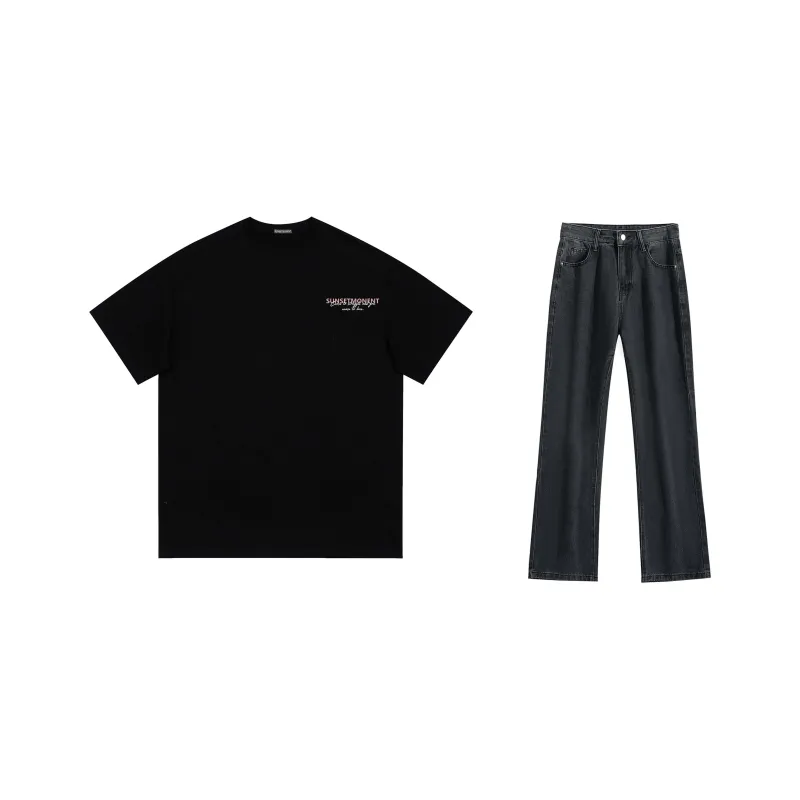 SUNSETMONENT Casual Sportswear Unisex-1