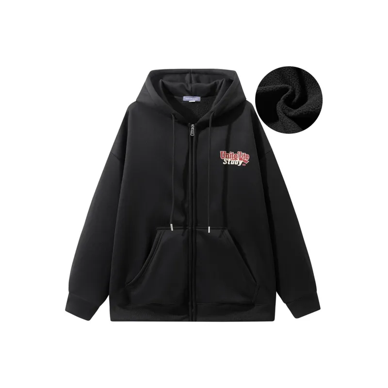 Unite Life HOODS Fall And Winter Sweatshirt Coat Unisex-13