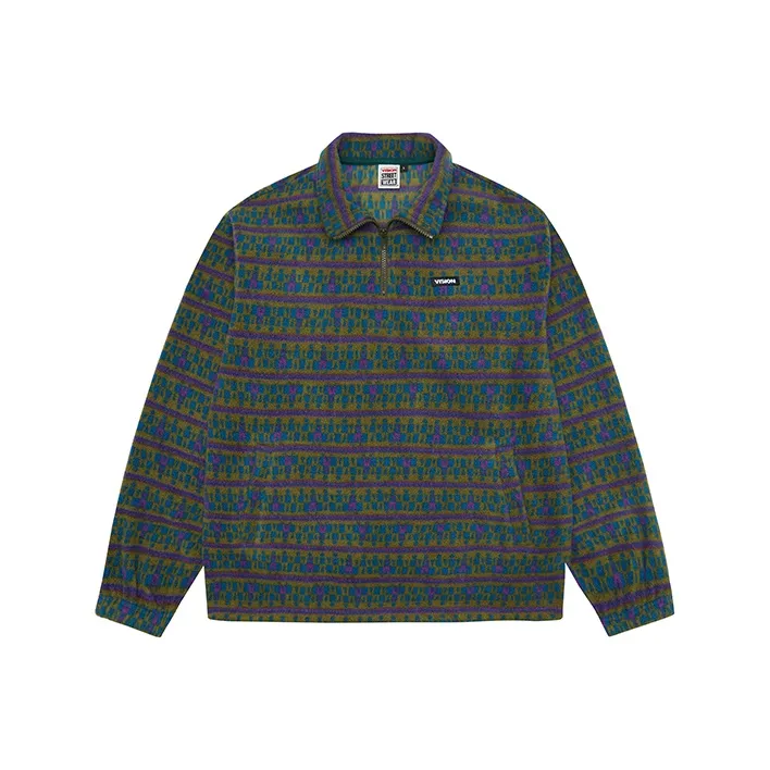 Vision Street Wear Sweatshirt Unisex Army Green-0
