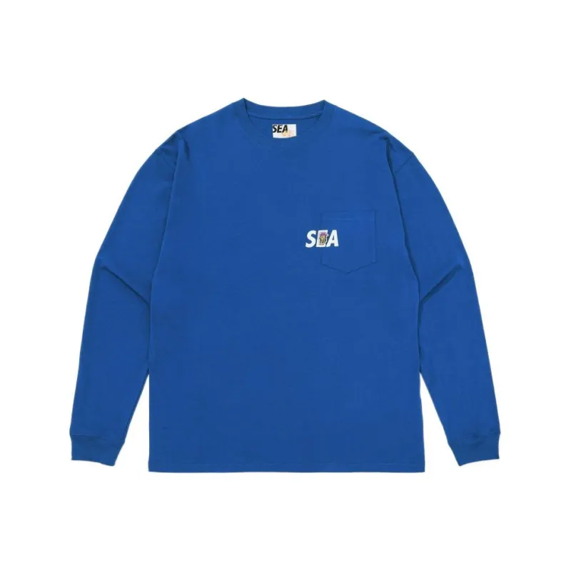 Wind And Sea X MADNESS X Wind And Sweatshirts Unisex Blue-0
