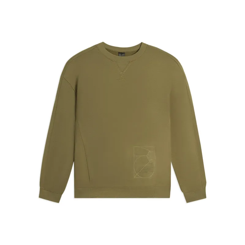 LiNing Jackie Chan Sweatshirts Unisex Seed Ketone Umber-0
