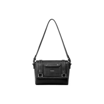 Teenmix Cow Leather With Synthetic Leather Satchel Bag, Messenger Bag, Shoulder Bag Regular Women's Brown/Coffee/Black