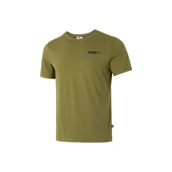 PUMA T Shirts Men Olive Green