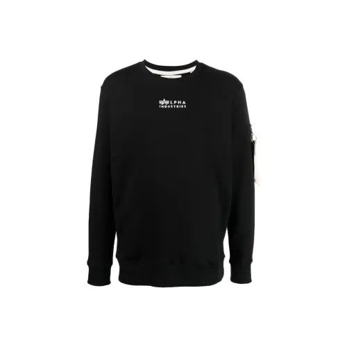 Alpha Industries Sweatshirts Men Black