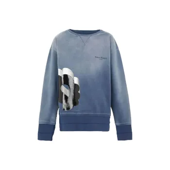 Maison Margiela Sweatshirt Men's Blue Gray