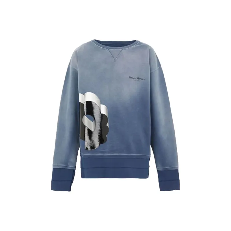 Maison Margiela Sweatshirt Men's Blue Gray-0